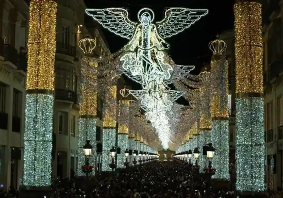 Luces de navidad en Málaga 2023